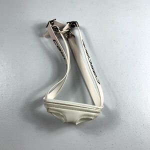 Cascade Lacrosse Helmet Chin Strap Unisex White 4-Point Attachment Adjustable